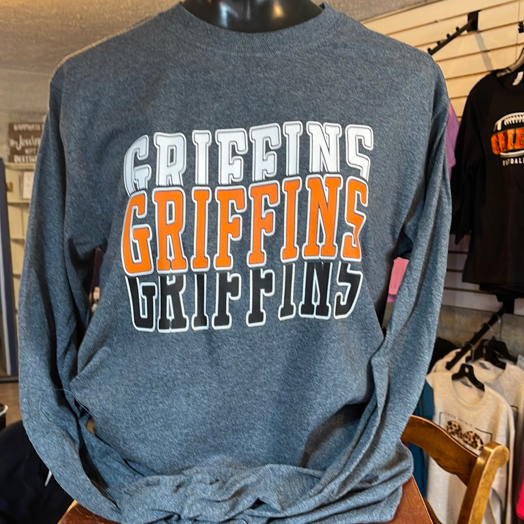 Griffin Slant Text Long Sleeve