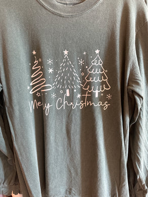 Merry Christmas- LS - Comfort Colors
