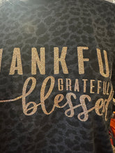 Thankful Blessed - Gold Glitter