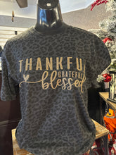 Thankful Blessed - Gold Glitter