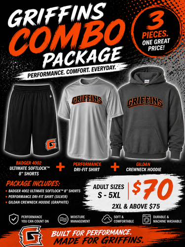Griffins Combo Package – 3 Piece Bundle