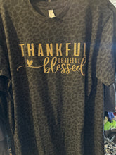 Thankful Blessed - Gold Glitter