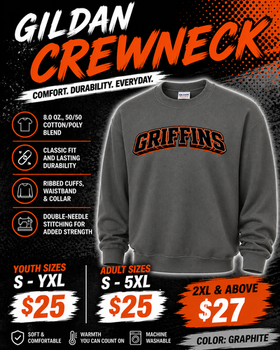 Diller-Odell Track Fundraiser – Gildan Crewneck Sweatshirt