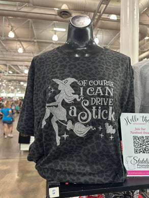 Drive a Stick Shirt Glitter