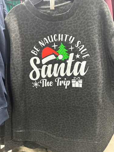 Be Naughty Leopard Crew