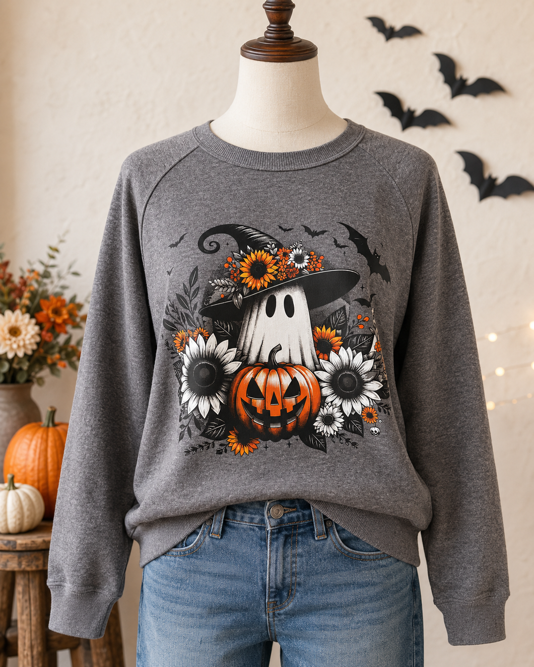 Ghost Pumpkin Sweatshirt