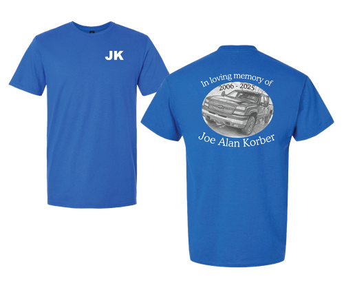 Joe Alan Korber Memorial Shirt