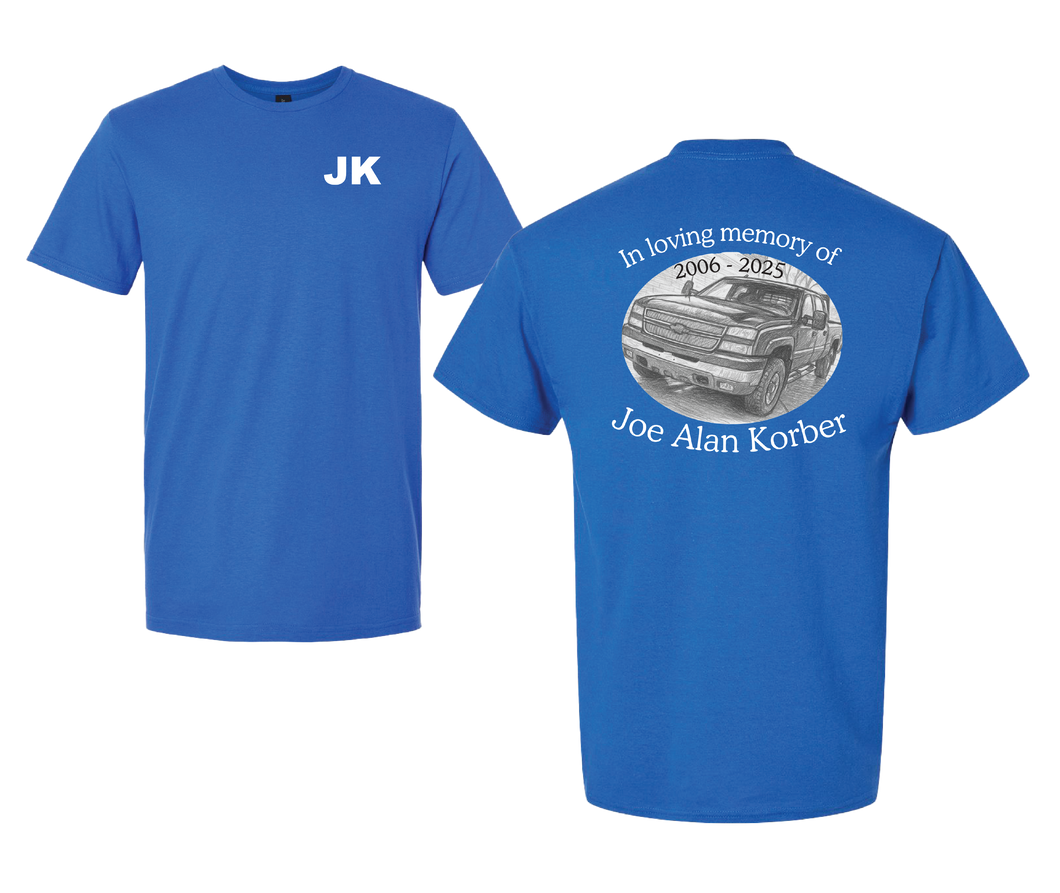 Joe Alan Korber Memorial Shirt