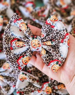 Savannah Bow-Santa Leopard