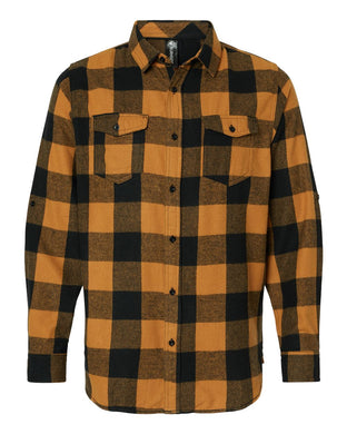 Tobacco/Blk Flannel