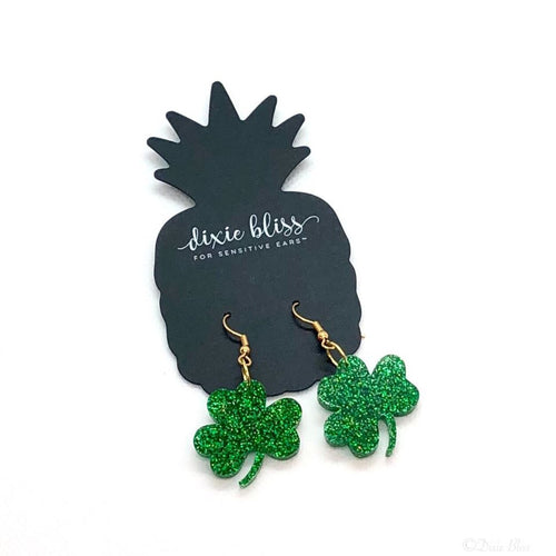 Shamrock Dangle Earrings