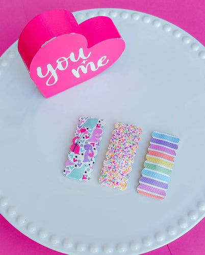 Valentine Dinos Snap Clip 3pak