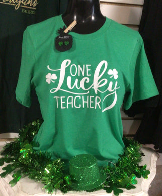 Lucky Teacher Tshirt